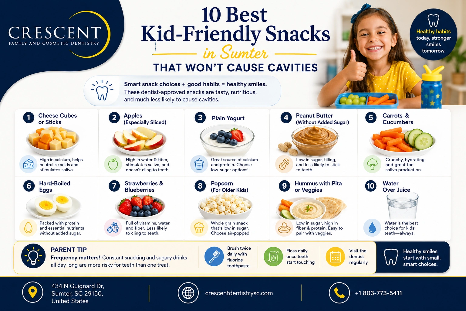 10 Best Kid- friendly snacks