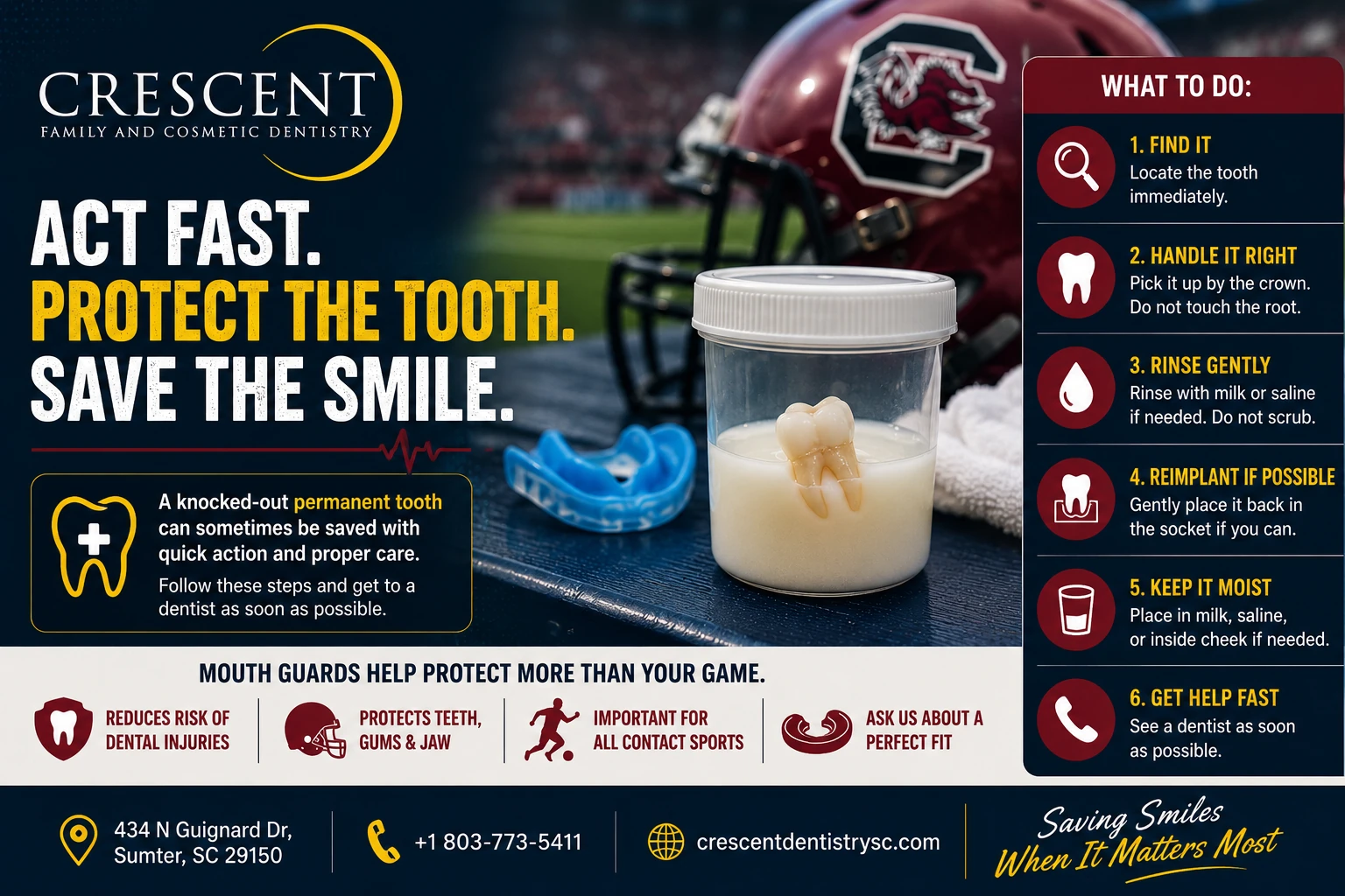 Act Fast Protect The Tooth