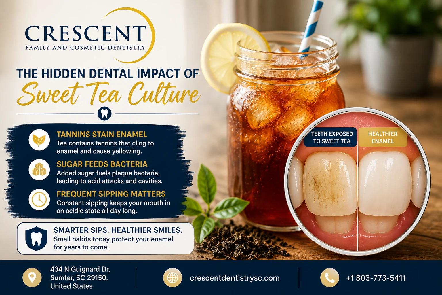the hidden dental impact of sweet tea culture
