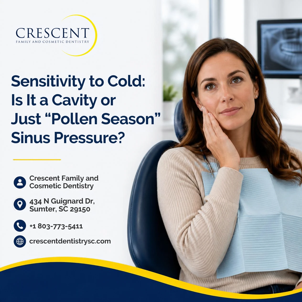 Sensitivity to Cold: Is It a Cavity or Just “Pollen Season” Sinus Pressure?