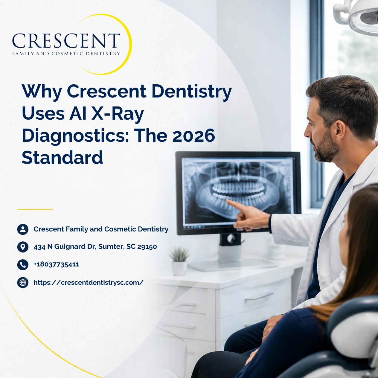 Why Crescent Dentistry Uses AI X-Ray Diagnostics: The 2026 Standard