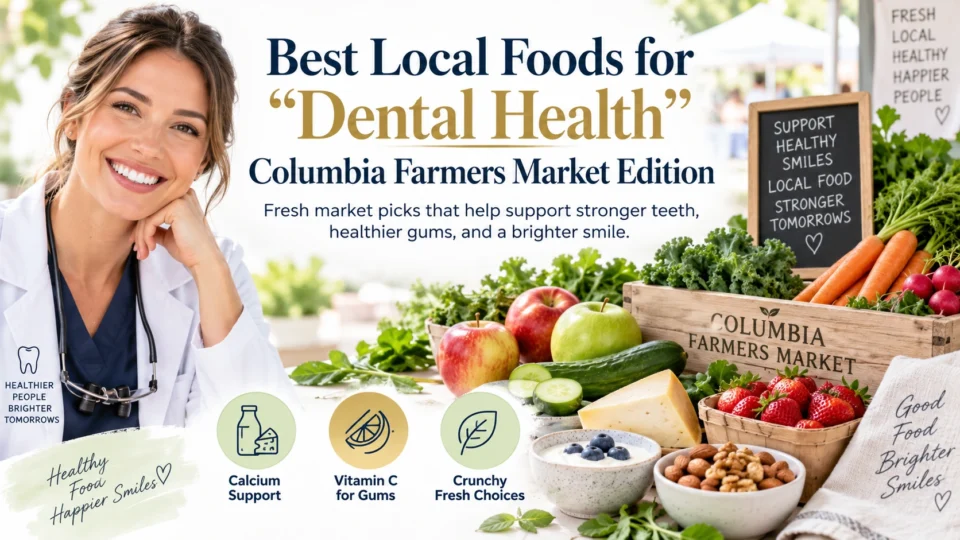 Best Local Foods for “Dental Health”: Columbia Farmers Market Edition