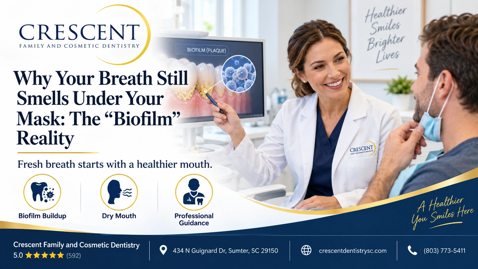 Why Your Breath Still Smells Under Your Mask: The “Biofilm” Reality