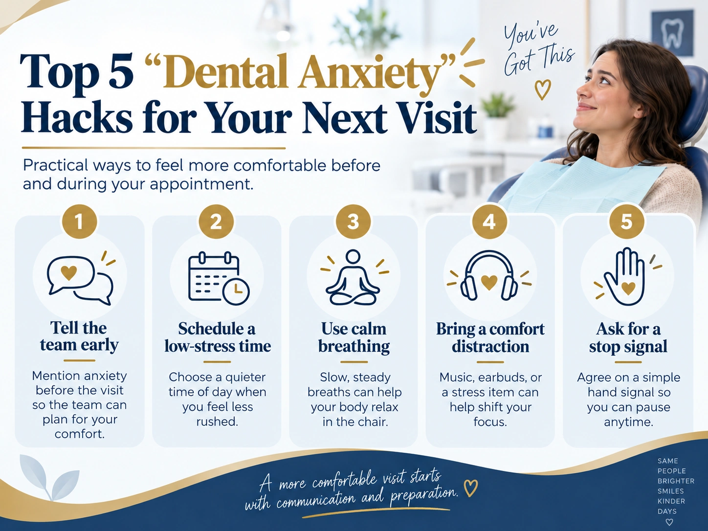Top 5 “Dental Anxiety” Hacks for Your Next Visit