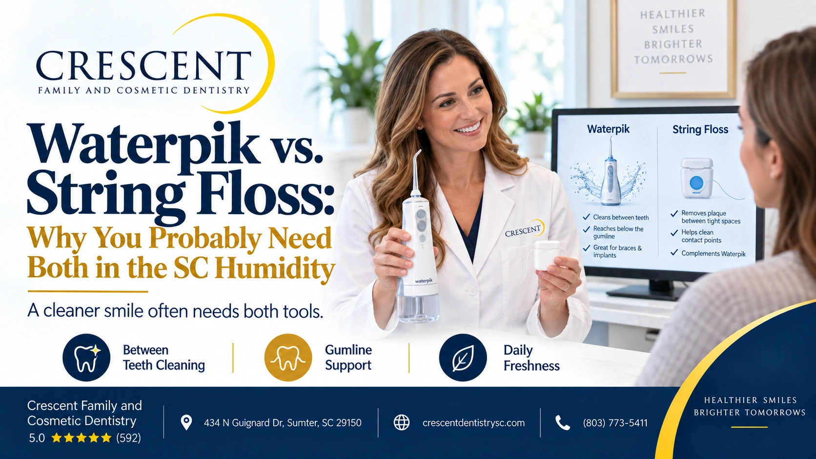 Waterpik vs. String Floss: Why You Probably Need Both in the SC Humidity